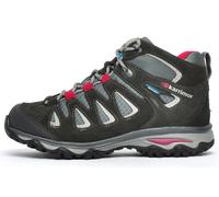 Karrimor Premium Isla Mid Waterproof Womens Hiking Boots | Boots | Black Charcoal / Dark Purple Pink | UK Size 8