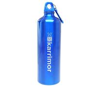 Karrimor Unisex Aluminium Drink Bottle 1 litre Water Outdoor Brushed Blue One Size
