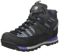 Karrimor Women Spike Mid 3 Ladies Weathertite High Rise Hiking Boots, Black (Black/Purple Bkp), 8 UK