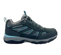 Karrimor Womens Mount Low Ladies Walking Shoes Waterproof Lace Up Hiking Grey/Blue 7.5 (40.5)