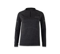 Karrimor Womens Xlite Seamless Running Quarter Zip Black Marl M