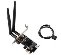Karriter Desktop Wireless WiFi Bluetooth Network Card Adapter PCIe to M.2 Expansion Card Wifi Adapter M.2 NGFF