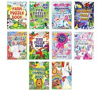 Karrma 10pc Puzzle Activity Books Boys Girls Party Bag Fillers Party Favours Perfect For Kids Party Supplies For Any Occasion