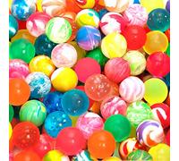 Karrma Ltd. Bouncy Jet Balls 15Pk - Bouncy Balls 25mm in Assorted Colours and Designs -for Kids Birthday Christmas -Party Bag Fillers - Loot Bag Gifts Classroom Homeschool Reward for Boys and Girls
