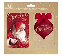 Karrma Ltd. Christmas Money Envelopes Gift Card Voucher Wallet (Traditional)