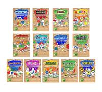 Karrma Ltd. 10pk A6 Colouring Set Mini Assorted with 6 Activity Sheets and 4 Colourful Pencils for Boys and Girls -Party Bag Filler- A6 Colouring Set (14 x 10 cm)