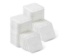 Karrma Ltd. Cotton Pads Square Large 120 Pack 100% Pure Cotton Lint Free Facial Pads for Makeup Removal, Skincare, Toner, Nail Polish & Daily Cleansing