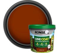 Karrma Ltd. One Coat Fence Life Medium Oak 5L - Weather-Resistant Fence & Shed Stain, Quick-Dry, Long Lasting Wood Protector for Garden Timber