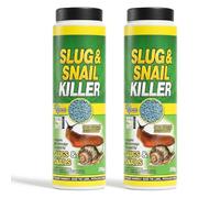 Karrma Ltd. Organic Slug & Snail Killer Pellets (Pack of 2 x 300g) | Ferric Phosphate Snail Bait | OF&G Certified for Organic Gardening | Safe for Edible Crops | 10-Day Showerproof Plant Protection