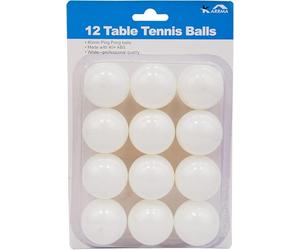 Karrma Ltd. Ping Pong Balls White |Table Tennis Balls | Durable | Premium Quality and Performance Ideal Racket ball ABS 40+ for Training Learning Indoor & Outdoor - Pack of 12
