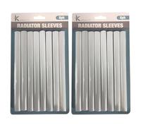 Karrma Ltd Radiator Pipe Cover Sleeve 16 x 15mm Snap-On uPVC Radiator Pipe Sleeve