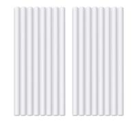 Karrma Ltd. Radiator Pipe Cover Sleeve 16Pk x 15mm Snap-On PVC Radiator Pipe Sleeve for Covering The Radiator Pipes, PVC, Heat-Resistant & Durable - Plumbing Accessories
