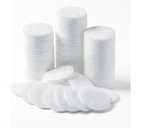 Karrma Ltd. Round Cotton Wool Pads 240 | 100% Pure Cotton, Soft Makeup Remover Pads | Lint-Free Facial Cleansing Pads for Everyday Skincare, Toner Application, Sensitive Skin