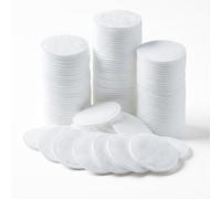 Karrma Round Cotton Wool Pads 240 | 100% Pure Cotton, Soft Makeup Remover Pads | Lint-Free Facial Cleansing Pads for Everyday Skincare, Toner Application, Sensitive Skin