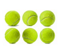 KARRMA.| Tennis Balls Pack of 6 | Sturdy & Durable Tennis Cricket Sport Dog Toy Play Ball Ideal For Practice Training Exercise Pets Kids Adults and Throwing Machines