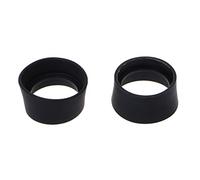 Karrychen 2pcs Soft Rubber Eyepiece Eye Shield 29-30mm Eye Guards Cups Eyepiece Covers For Binocular Microscope