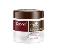 Karseell Brown Hair Mask Colour Depositing Mask - NOT A HAIR DYE - Colour Protect Conditioner, Restore and Enhance Brown Tones for Color-Treated Hair, 500ml