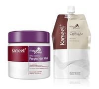 Karseell Hair Mask Refill and Purple Mask Set for Blonde Hair