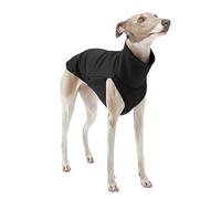 KARSKI Whippet Clothes Italian Greyhound Clothes Warm Dog Vest Suitable For Medium and Large Dogs (Color : Black, Size : XS)