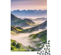 Karst Mountain Jigsaw Puzzle for Game 1000 Pieces Beginners Puzzle Starters Anxiety Relief Secret Santa Gift 38x26cm/1000pcs