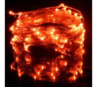 KARSUM USB Powered String Lights,LED Silver Wire Micro Fairy Lights,5M/16.4Ft 50 Twinkle Lights for Indoor Bedroom Garden Party Wedding Christmas Party Decoration (Red, 5M/16 Ft.)