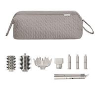 KarSyon Shark Flex Style Case for Airwrap Hair Dryer Brush Revlon Hair Tools Travel Bag Carrying Case Flat Curling Iron Organizer (Camel)