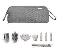 KarSyon Shark Flex Style Case for Dyson Airwrap Hair Dryer Brush, Revlon Hair Tools, Travel Bag, Carry Bag, Flat Curling Iron Organizer, gray