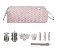 KarSyon Shark Flex Style Case for Dyson Airwrap Hair Dryer Brush Revlon Hair Tools Travel Bag Carrying Case Flat Curling Iron Organizer, Pink, Portability