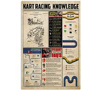 Kart Racing Knowledge Psychology Knowledge Metal Tin Signs Color Psychology Infographics Reading Posters Psychologist Reference Guide Plaques Office Clinic Room Home Wall Decor 12x16 inchses