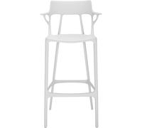 Kartell - A.I. Bar Stool Recycled 75 cm, White - White