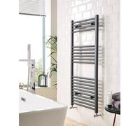 Kartell Straight 22mm Towel Rail | Anthracite | Metal | 1000mm x 500mm