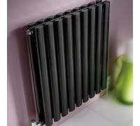 Kartell Aspen Double Panel Designer Horizontal Radiator | Anthracite | Mild Steel | 600mm x 790mm