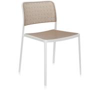 Kartell - Audrey Chair, White / Sand - White