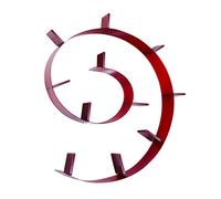 Kartell Book Worm MT.5.2, Red, 520 x 20 x 19 cm