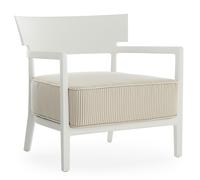 Kartell - Cara Mat Armchair, White / Beige - White