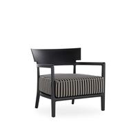 Kartell CARA MAT Outdoor Armchair Black/ Dove Grey Black