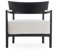 Kartell CARA MAT Outdoor Armchair Black/ White