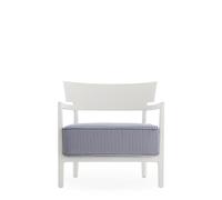 Kartell CARA MAT Outdoor Armchair White/ Blue