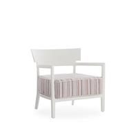 Kartell CARA MAT Outdoor Armchair White/Brick
