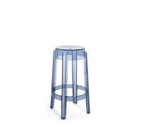 Kartell Charles Ghost Bar Stool H65 Blue