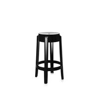 Kartell Charles Ghost Bar Stool H65 Glossy Black