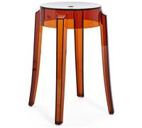 Kartell - Charles Ghost Stool, Amber - Amber