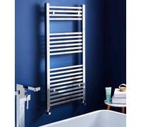 Kartell Chrome Square Straight 600 X 800 Heated Towel Rail Warmer Radiator Rad 22mm
