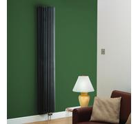 Kartell Cincinnati Designer Radiator | Anthracite | Mild Steel | 2000mm x 351mm