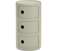 Kartell Componibili 3 Cabinet Special Edition Matt Green