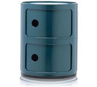 Kartell - Componibili Classic Storage With 2 Compartments, Blue - Blue