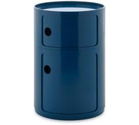 Kartell - Componibili New Big Storage With 2 Compartments, Blue - Blue