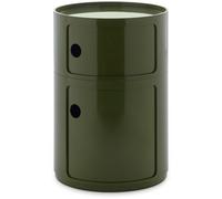 Kartell - Componibili New Big Storage With 2 Compartments, Green - Green
