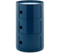Kartell - Componibili New Big Storage With 3 Compartments, Blue - Blue