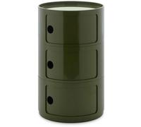 Kartell - Componibili New Big Storage With 3 Compartments, Green - Green